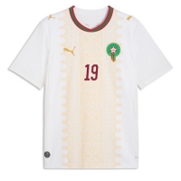 Marocko Youssef En-Nesyri #19 Bortatröja VM 2026 Kortärmad